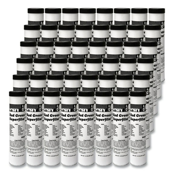 Misty 1003057 14 oz. Tube NLGI #2 Red Grease (48/Carton)