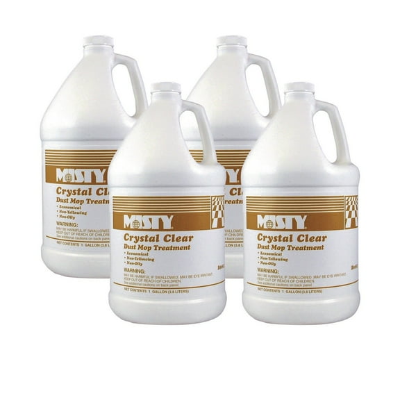 Misty 1003411 1 Gallon Attracts Dirt Non-Oily Dust Mop Treatment - Grapefruit Scent (4/Carton)