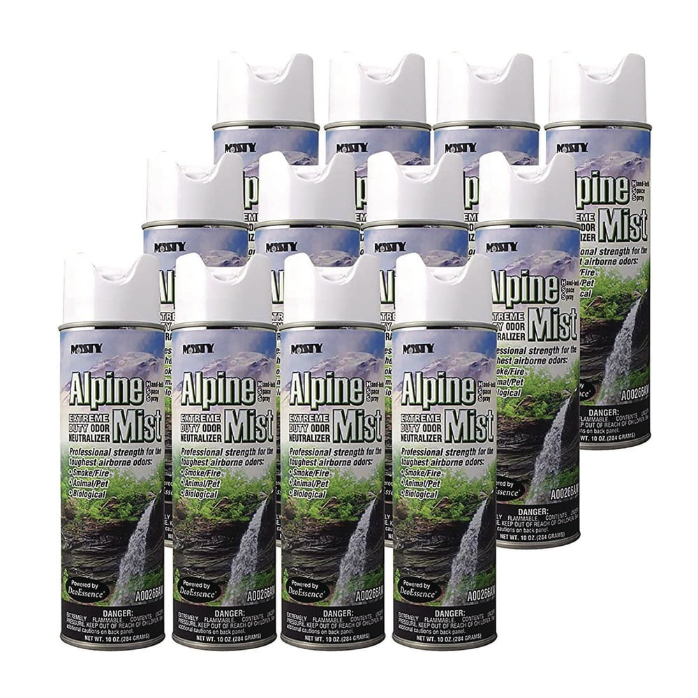 Hand-Held Odor Neutralizer, Alpine Mist, 10 oz Aerosol Spray, 12/Carton Hand-Held Odor Neutralizer, Alpine Mist, 10 oz Aerosol Spray, 12/Carton