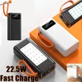 thumbnail image 1 of Misty 70000mAh Solar Power Bank Fast Charger Large Capacity Portable Mobile External Battery Black, 1 of 6