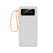 Misty 70000mAh Solar Power Bank Fast Charger Large Capacity Portable Mobile External Battery White