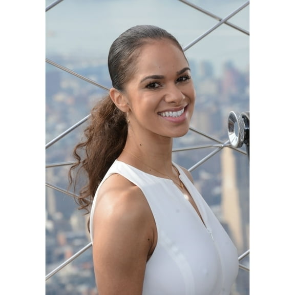 Misty Copeland At A Public Appearance For Empire State Building Illuminated In Pink To Honor 25Th Anniversary Of