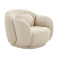 thumbnail image 1 of TOV Furniture Misty Cream Boucle Accent Chair, 1 of 4