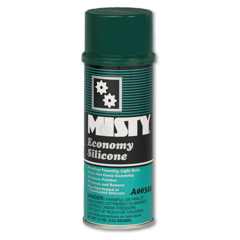 Economy Silicone Spray Lubricant, 11 oz Aerosol Can, 12/Carton Economy Silicone Spray Lubricant, 11 oz Aerosol Can, 12/Carton