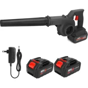 Misty Electric Leaf Blower Vacuum Handheld Cordless Leaf Blower with 2 Battery
