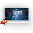 thumbnail image 1 of Misty Forest Falls Aquarium Background,Cool Sea Moon Themed Fish Tank Background, Cool Terrarium Background with 10 EVA Double-Sided Tape, 48X24IN, 1 of 5