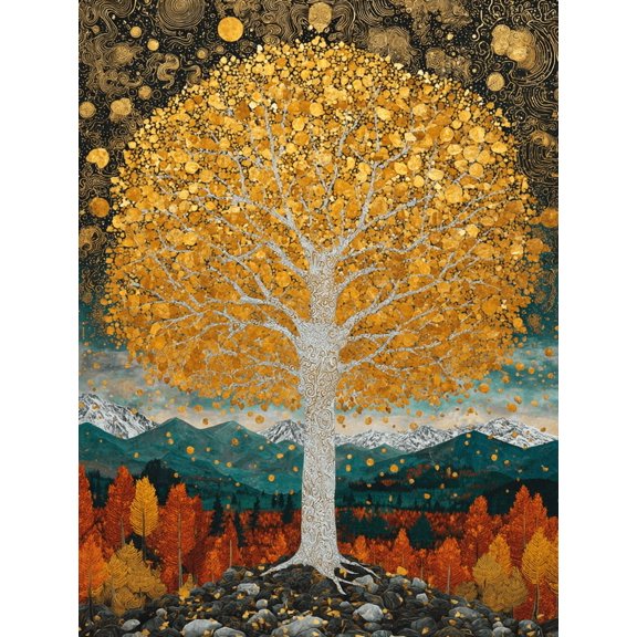 Misty Forest Landscape Canvas Print, Decor for Living Room, Bedroom, Office, Study, Home