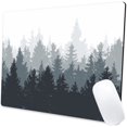 thumbnail image 1 of Misty Forest Mouse Pad, Gaming Mouse Mat Square Waterproof Mouse Pad Non-Slip Rubber Base MousePads for Office Home Laptop Travel, 9.5"x7.9"x0.12" Inch, 1 of 6