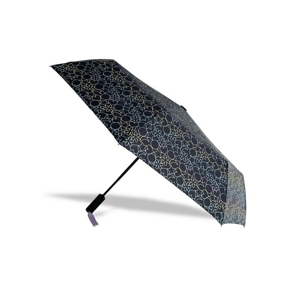 Misty Harbor 3-Sec Auto Open & Close Rain Umbrella Neon Lines