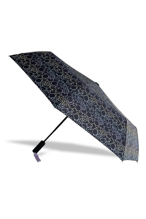 3-Sec Auto Open & Close Rain Umbrella Neon Lines