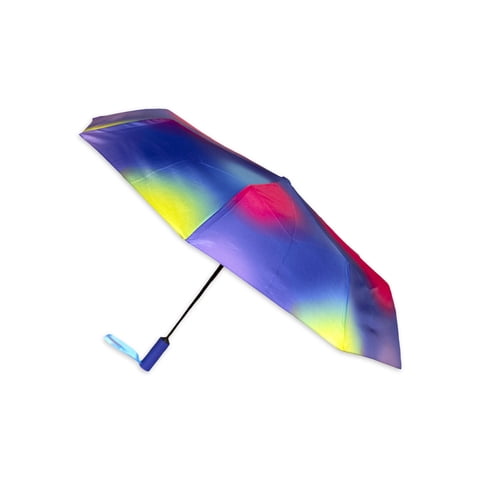 3-Sec Auto Open & Close Rain Umbrella Rainbow