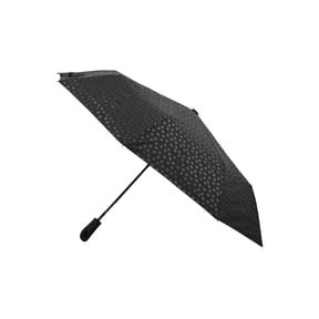Misty Harbor 42" Automatic Open Rain Umbrella Silver Star Print