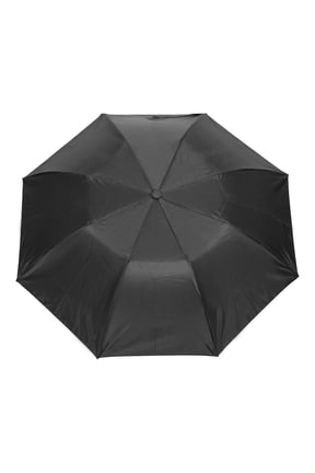 Automatic Open Folding Rain Umbrella, Black