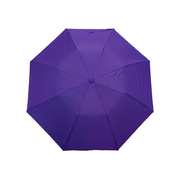 Misty Harbor Automatic Open Folding Rain Umbrella Purple