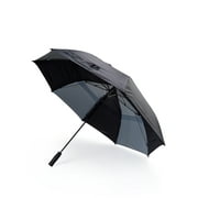 Misty Harbor Automatic Open Two Person Rain Umbrella Black Grey