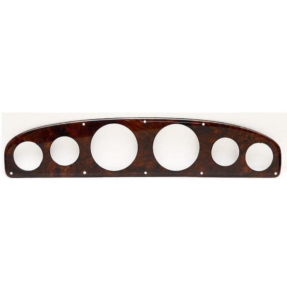Misty Harbor Boat Blank Gauge Panel |  Woodgrain 20 3/8 x 4 3/8 Inch