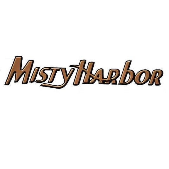 Misty Harbor Boat Brand Decal 001283-C | Signature 25 Inch Gold