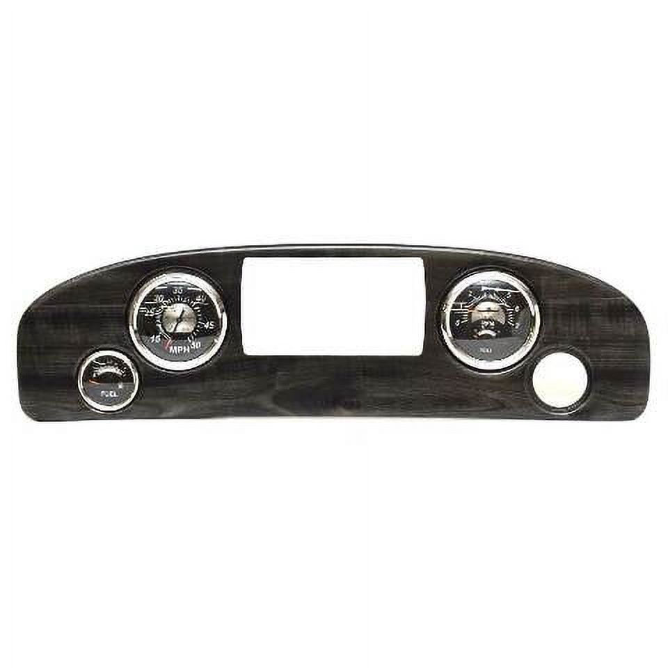 Misty Harbor Boat Gauge Panel F001866G18GPS Black Sterling Gray