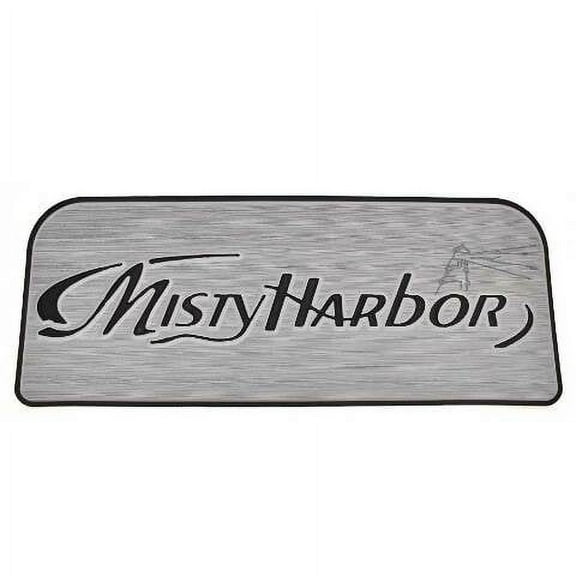 Misty Harbor Boat Non Skid Mat | 22 3/4 x 8 1/2 Inch Light Gray Black