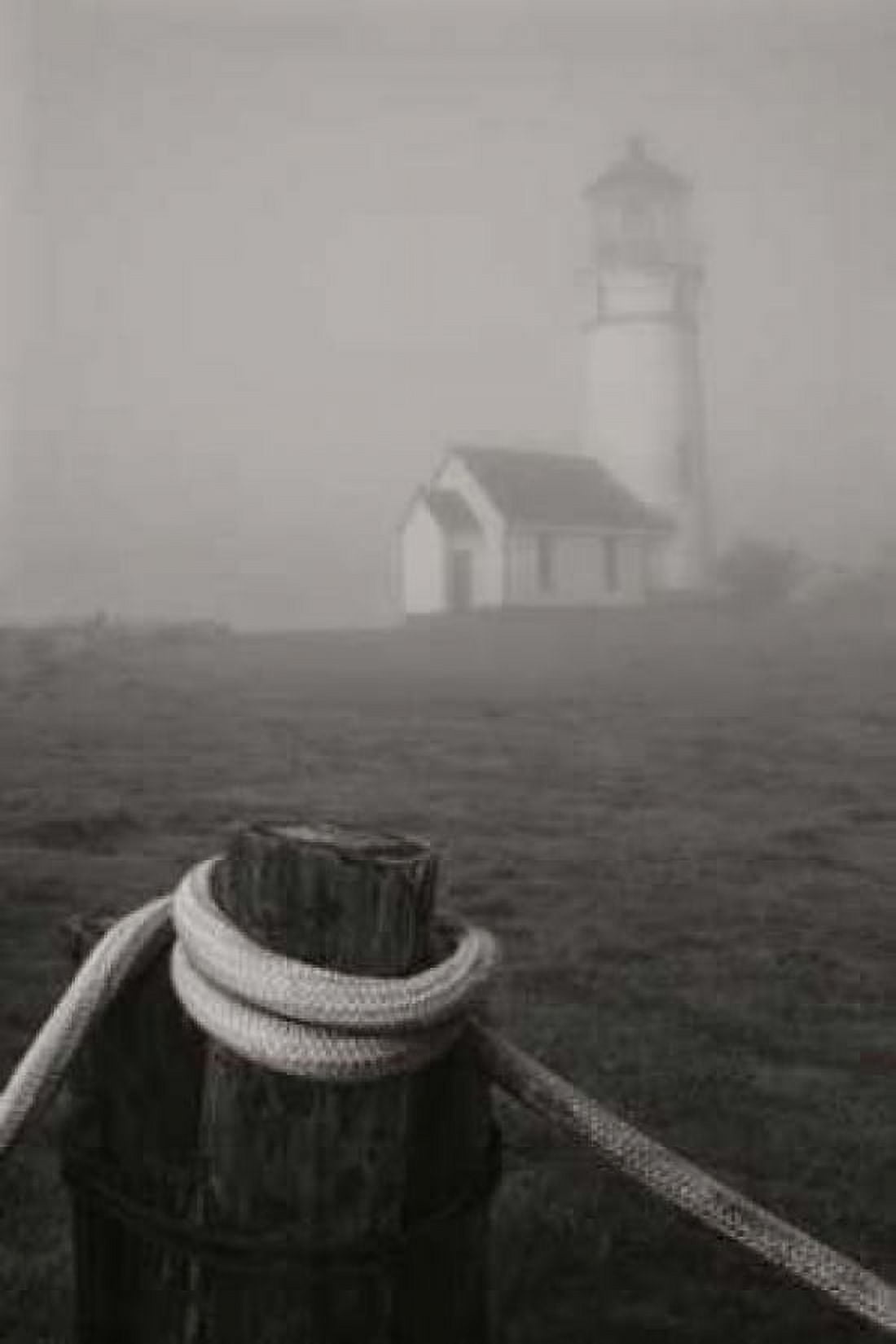 Misty Lighthouse I Canvas Art - Vitaly Geyman (12 x 18)