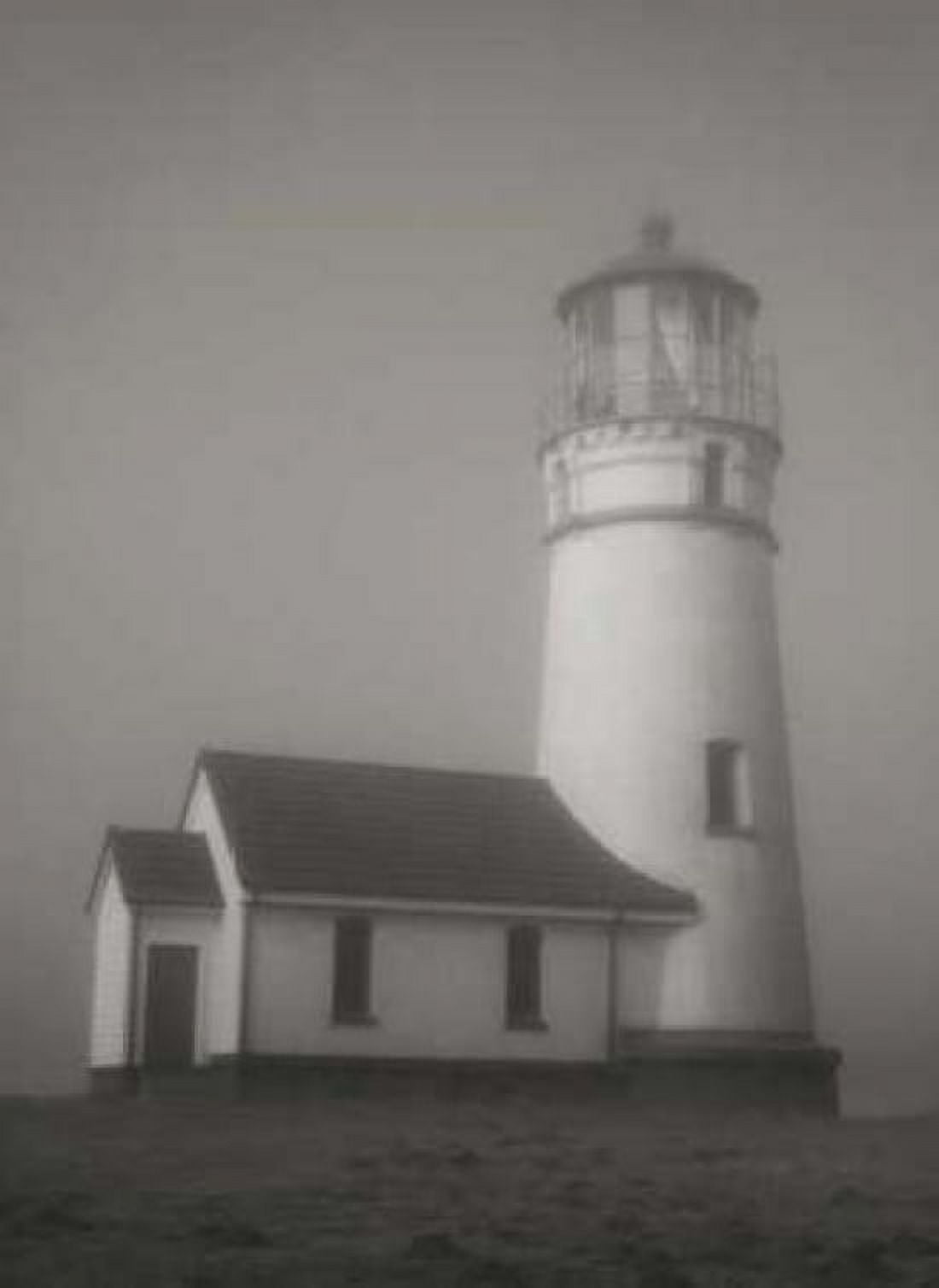 Misty Lighthouse II Canvas Art - Vitaly Geyman (18 x 24)