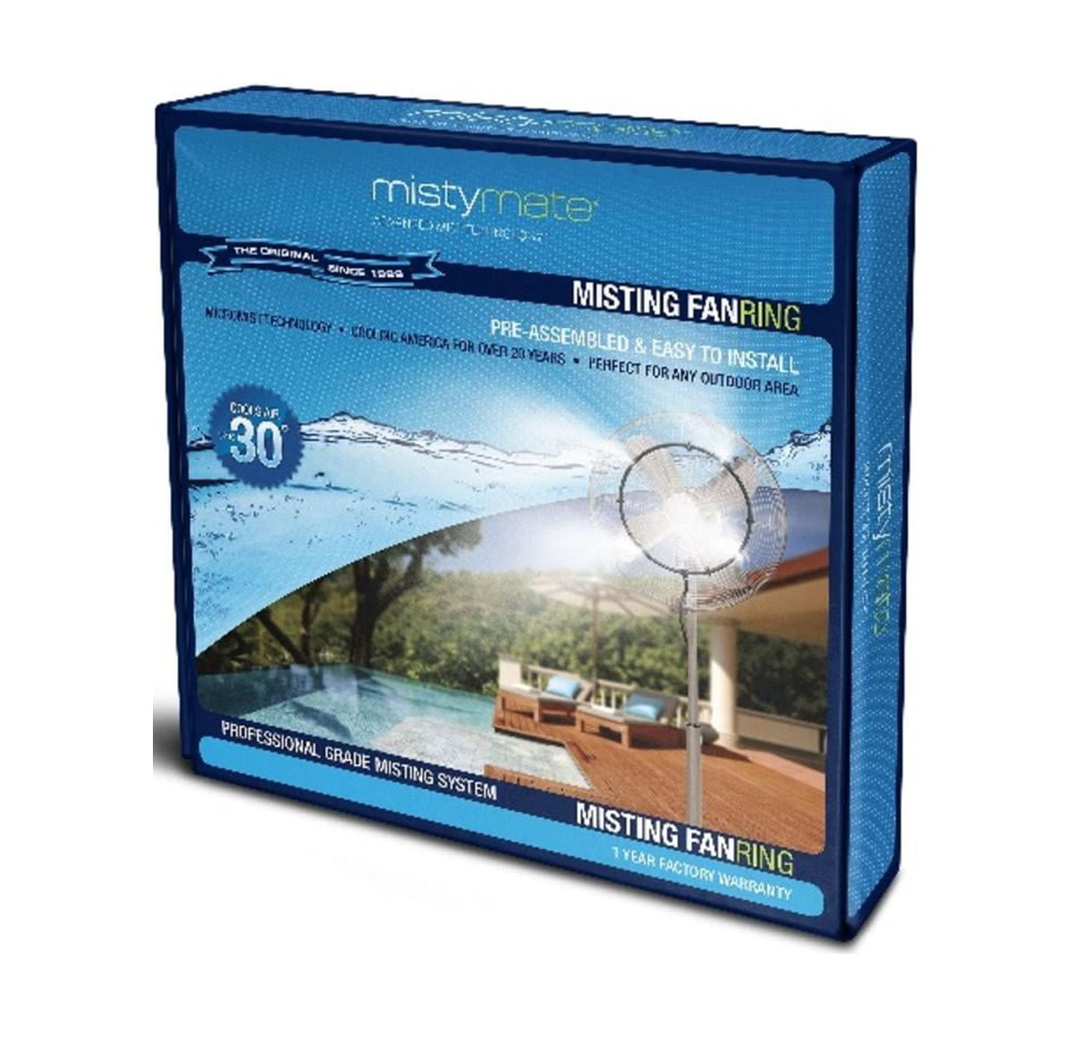 Misty Mate Misting Fan Ring Kit Attachment