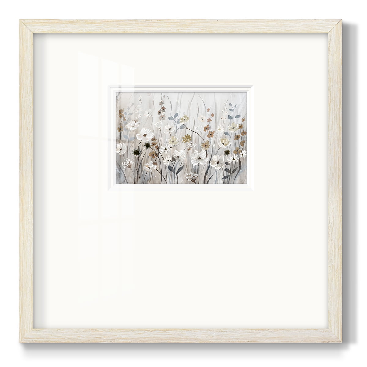 Misty Meadow FieldPremium Framed Print