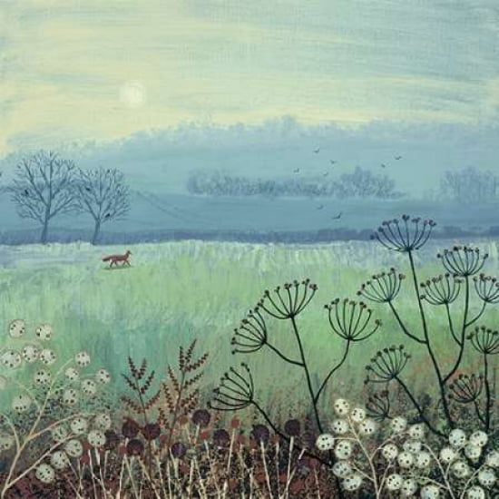 Misty Morning Canvas Art - Jo Grundy (24 x 24)