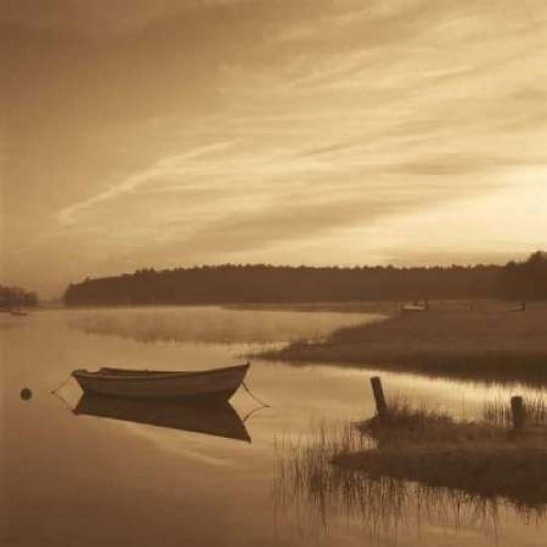Misty Morning Canvas Art - Mike Sleeper (24 x 24)