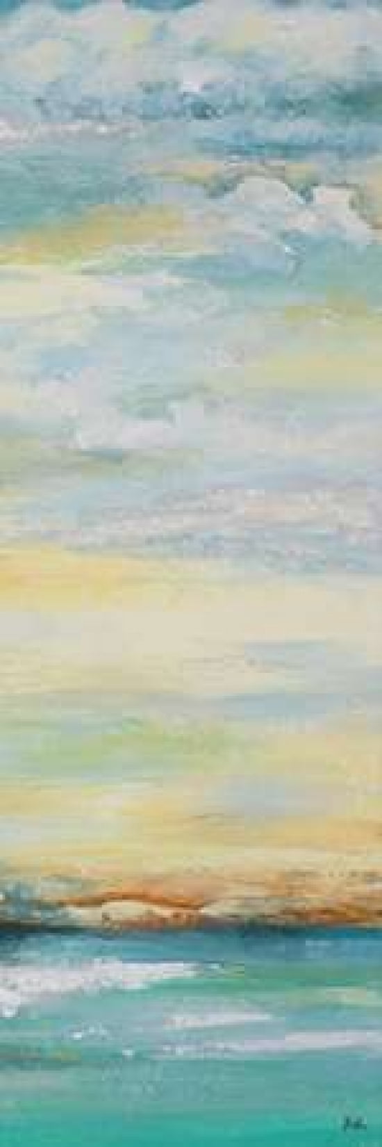 Misty Morning Panel II Canvas Art - Patricia Pinto (8 x 24)
