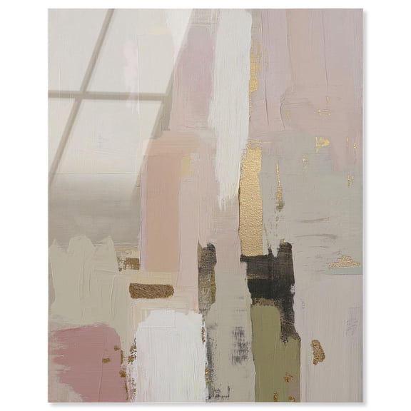 Misty Pink Dawn II Acrylic Print Neutral Boho Art by Art Remedy, Ready to Hang, 36 x 45