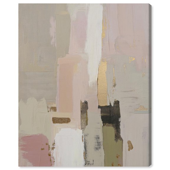 Misty Pink Dawn II Canvas Print Neutral Boho Art by Art Remedy, Gallery Wrapped, 16 x 20