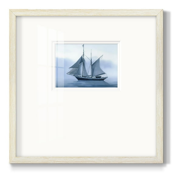 Misty SailPremium Framed Print
