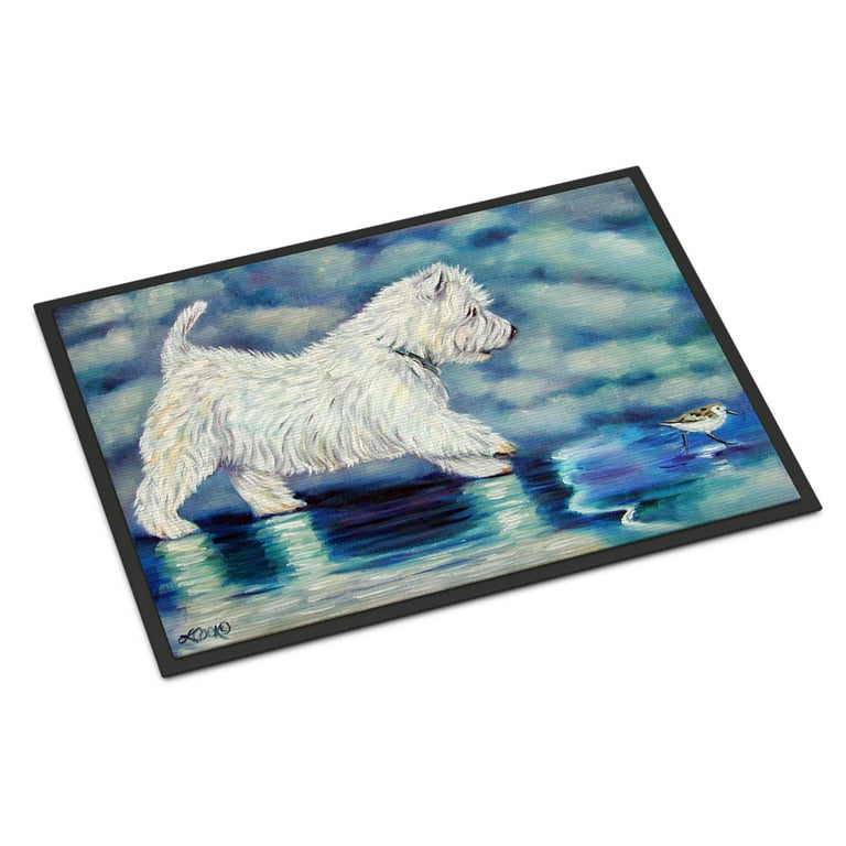 Westie doormat top