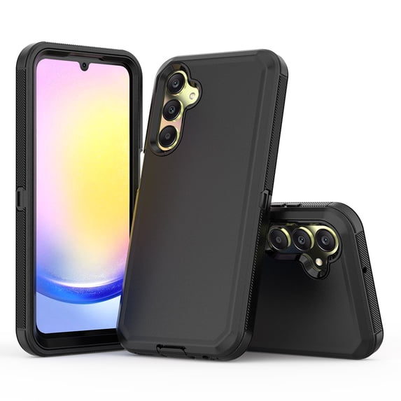 Misty for Samsung Galaxy A37 5G Case Military Grade Heavy Duty Protection 3 in 1 Shockproof Durable Detachable Samsung Galaxy A37 5G Phone - Black