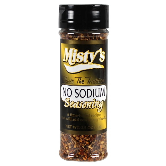 Misty's All Purpose No Sodium Seasoning 2.5 Oz Sweet Red Pepper Garlic Onion 4210900021