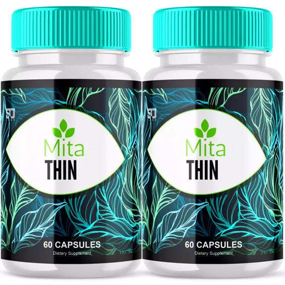 Mita Thin Supports Weight Management, Metabolism and Boosts Energy (2 Pack)