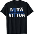 thumbnail image 1 of Mita Vittua Finnish Flag Finland Suomi Distressed Curse T-Shirt, 1 of 4