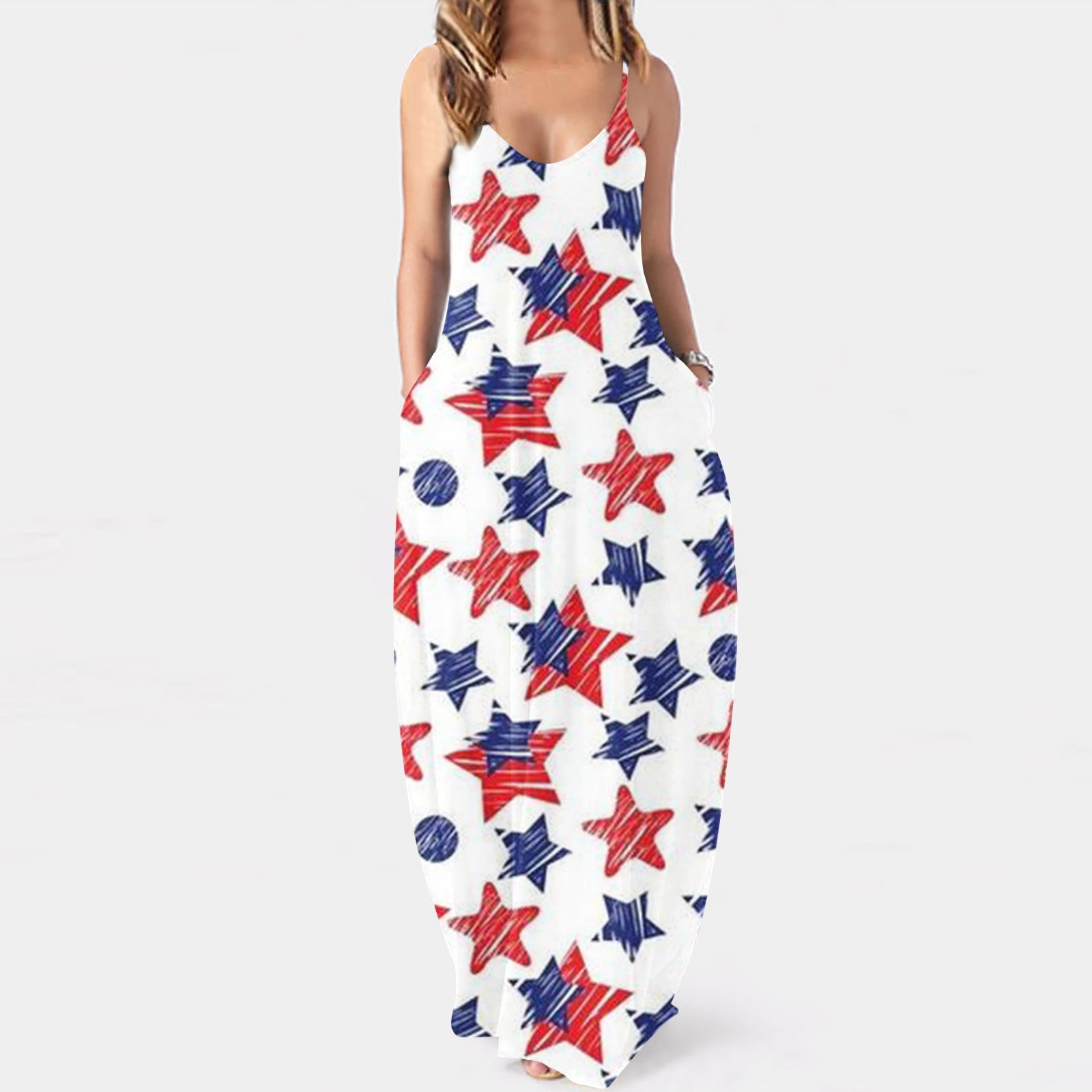 july 4th maxi dress