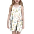 thumbnail image 1 of Mitankcoo Girls Easter Print Dresses Sleeveless Crew Neck Dress with Pockets for Summer Casual Wear, 1 of 6