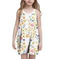 thumbnail image 1 of Mitankcoo Girls Easter Print Dresses Sleeveless Crew Neck Dress with Pockets for Summer Casual Wear, 1 of 6