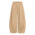thumbnail image 1 of Mitankcoo Girls High Waist Sweatpants Kids Wide Leg Loose Casual Trousers with Pockets for School Daily 5-15Y, 1 of 8
