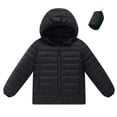 thumbnail image 1 of Mitankcoo Girls Lightweight Hooded Puffer Jacket Quilted Winter Coat with Storage Bag Portable Warm Outerwear 2-15Y, 1 of 6