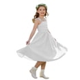 thumbnail image 1 of Mitankcoo Girls Summer Dresses Adjustable Spaghetti Strap Ruched Flowy Dress for Daily Casual & Beach Vacation, 1 of 8