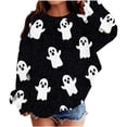 thumbnail image 1 of Mitankcoo Halloween Print Sweatshirt for Girls Long Sleeve Crew Neck Tops Daily Casual Fashion Wear, 1 of 5