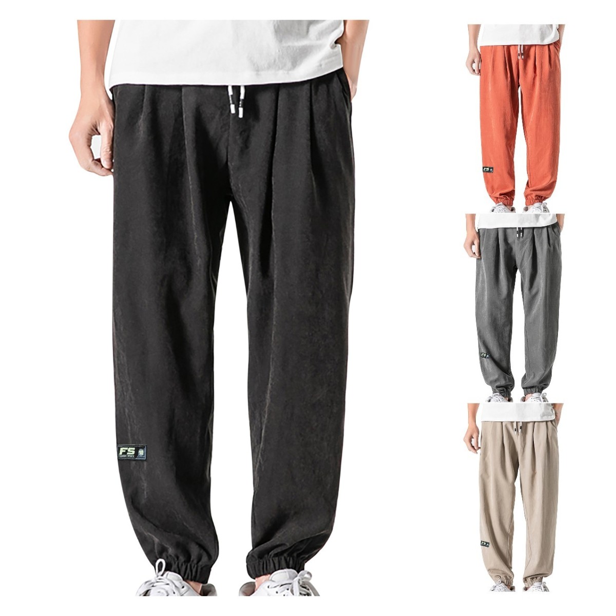 Mitankcoo Jogging Pants for Men Casual Cotton Sweat Pants with