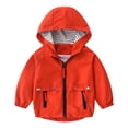 thumbnail image 1 of Mitankcoo Kids Cartoon Embroidery Hooded Windbreaker Jacket Mesh Lined Zip‑Up Windproof Coat Casual Outdoor Outerwear 1-8Y, 1 of 3