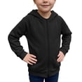 thumbnail image 1 of Mitankcoo Kids Full Zip Hoodie Jacket Raglan Long Sleeve Lightweight Sweatshirt with Pockets Fall Winter Casual Coat, 1 of 8
