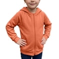 thumbnail image 1 of Mitankcoo Kids Full Zip Hoodie Jacket Raglan Long Sleeve Lightweight Sweatshirt with Pockets Fall Winter Casual Coat, 1 of 8