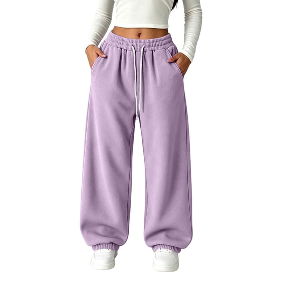 Mitankcoo Kids Jogger Sweatpants Drawstring Waist Cuffed Pants with Pockets for Casual Athletic Daily